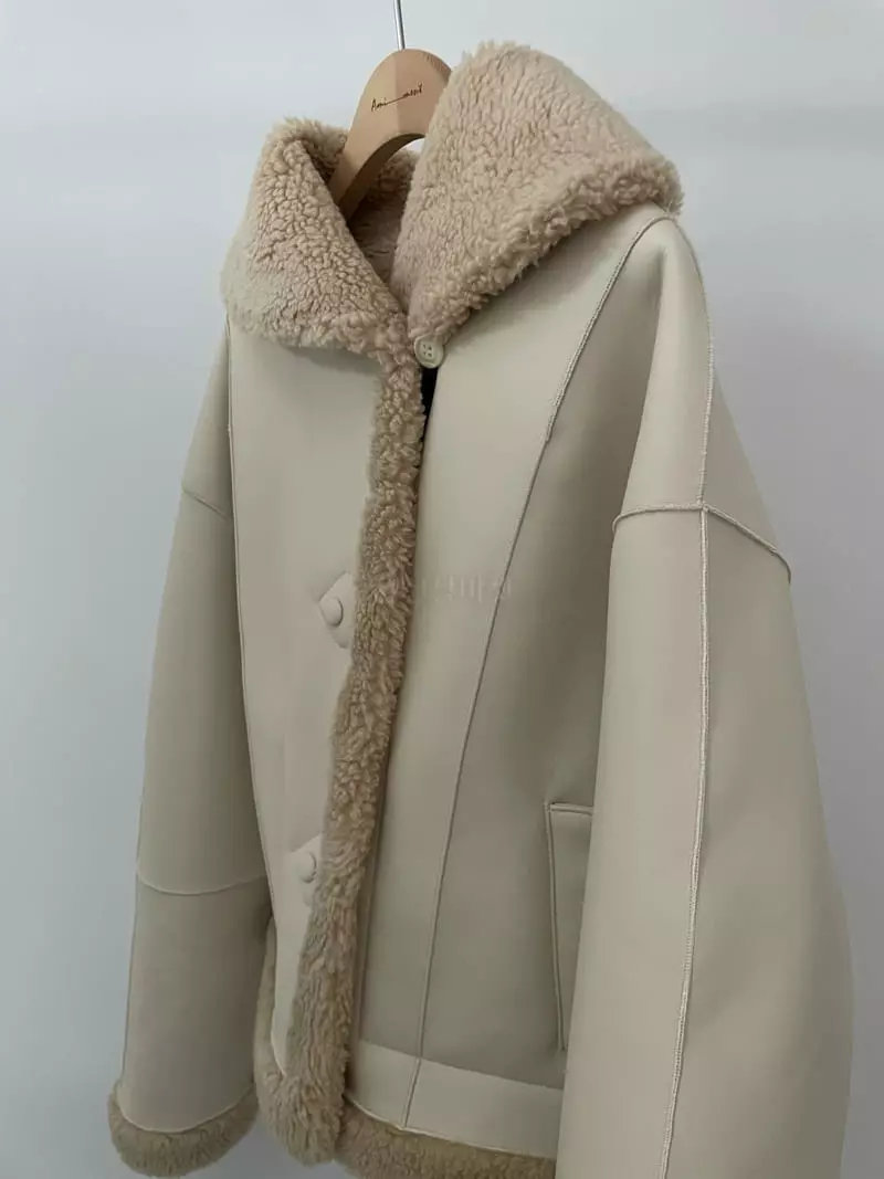 Amiment - Korean Women Fashion - #momslook - Noma Reversible Jacket - 5