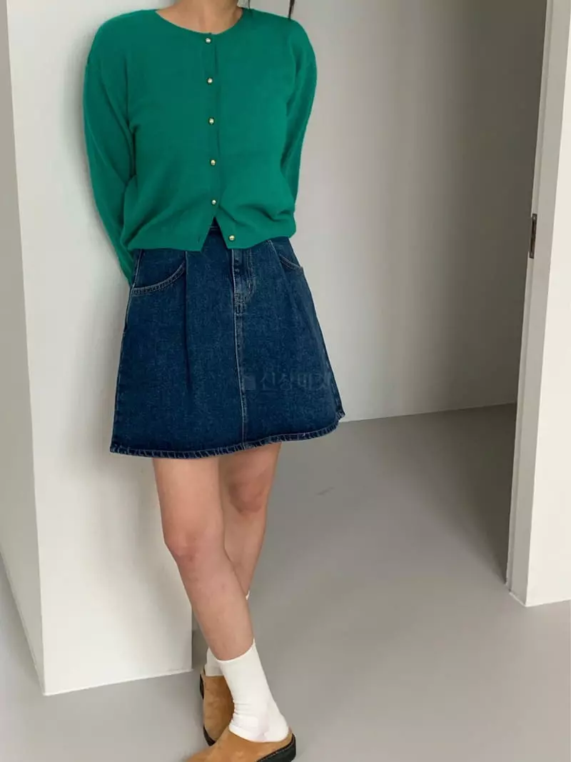 Amiment - Korean Women Fashion - #momslook - Pintuck Skirt - 9