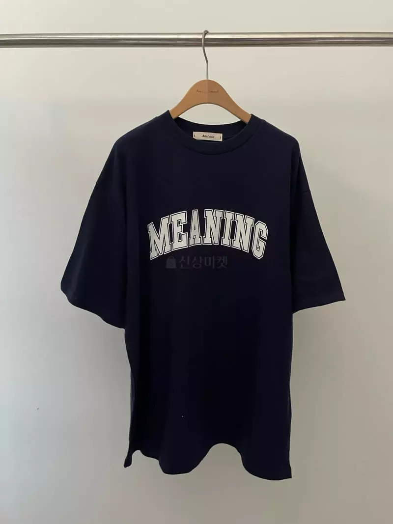 Amiment - Korean Women Fashion - #pursuepretty - Minning Tee - 3