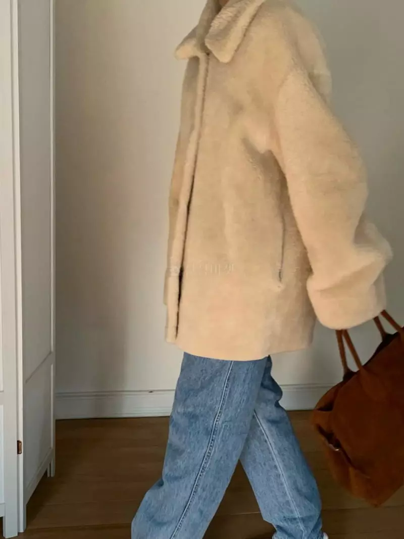 Amiment - Korean Women Fashion - #vintagekidsstyle - Huz Musthang Jacket - 4