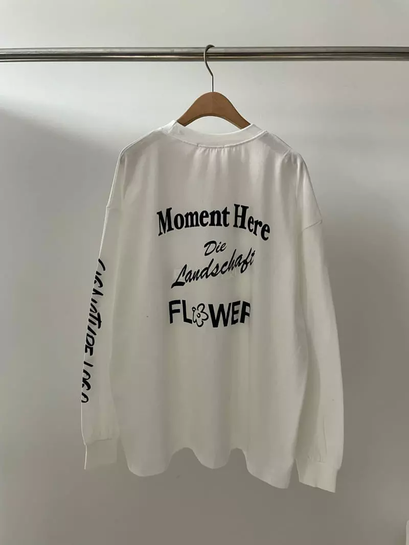 Amiment - Korean Women Fashion - #restrostyle - Flower Paint Tee - 3