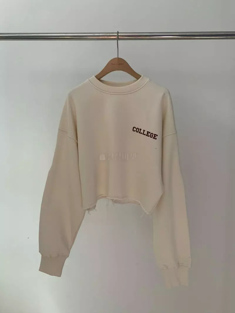 Amiment - Korean Women Fashion - #shopsmall - Collige Sweatshirt