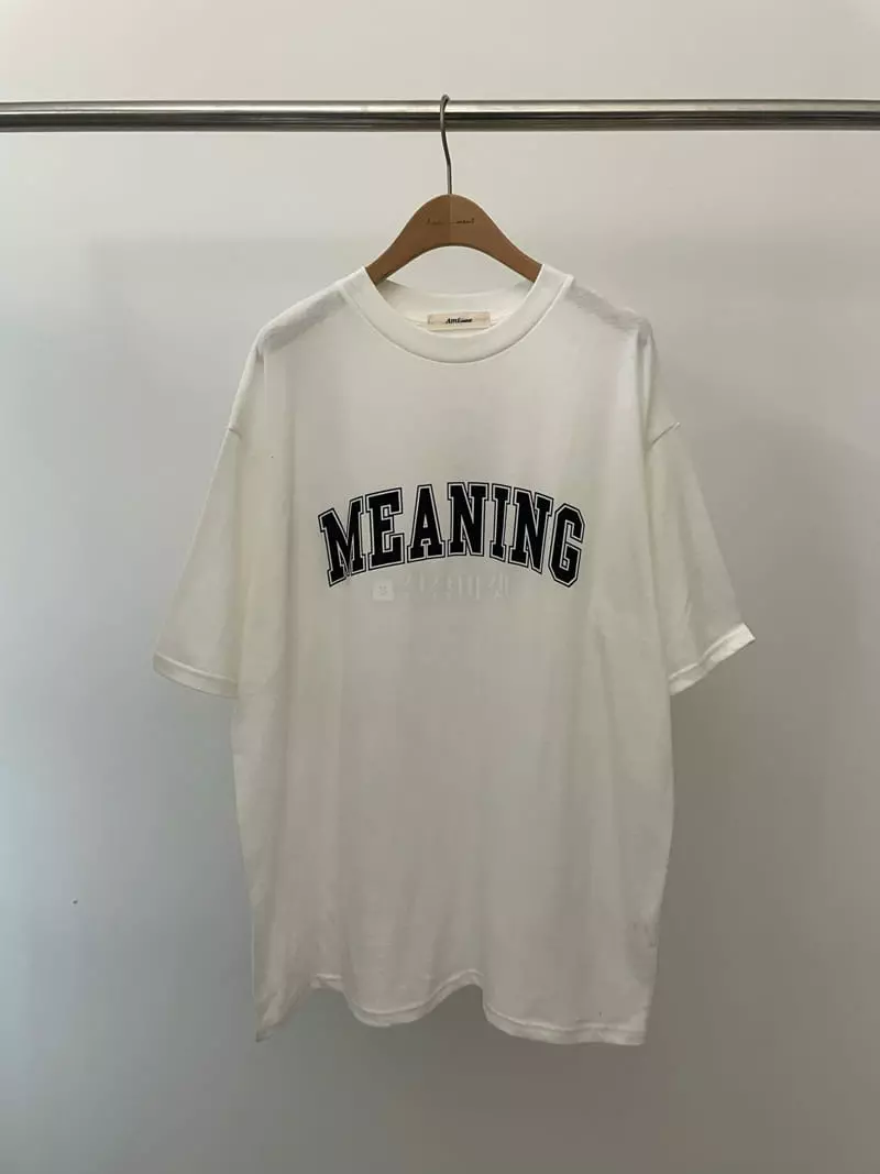 Amiment - Korean Women Fashion - #vintageinspired - Minning Tee