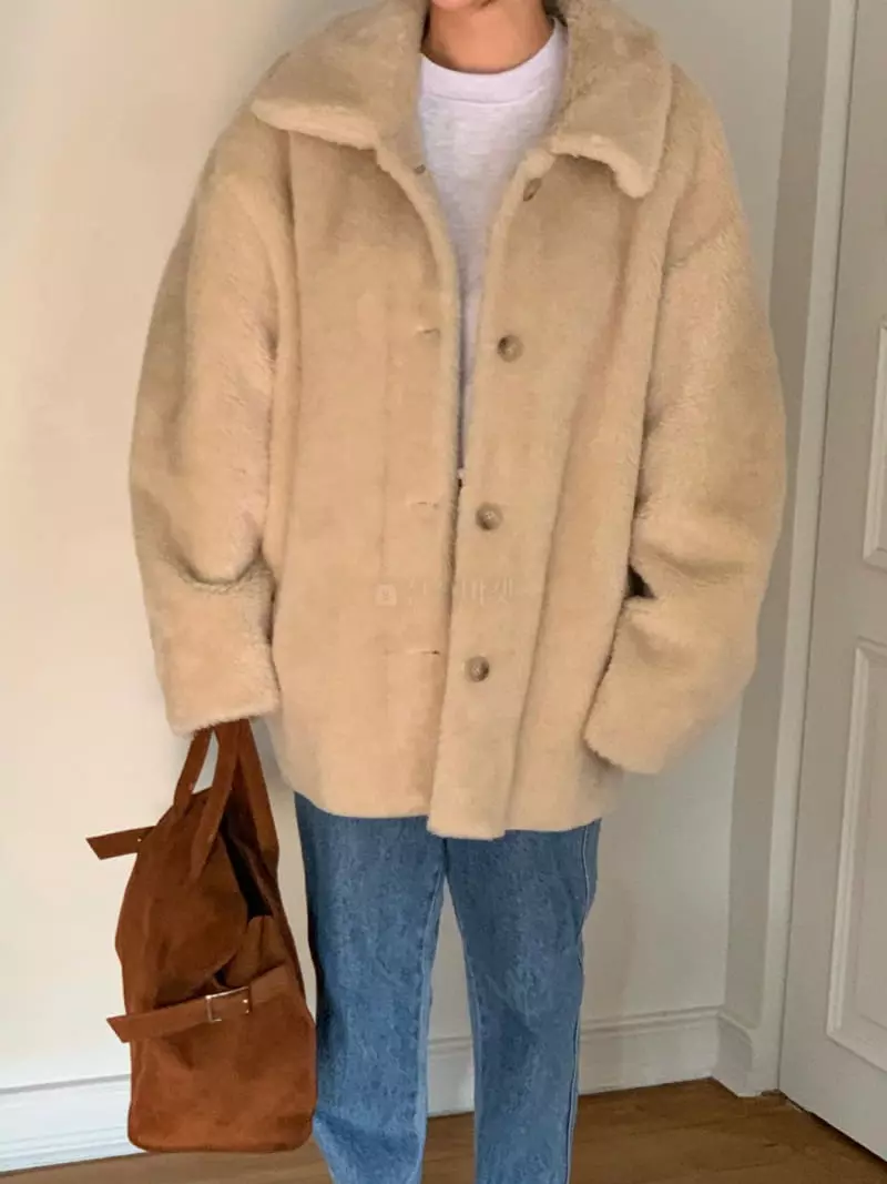 Amiment - Korean Women Fashion - #vintagekidsstyle - Huz Musthang Jacket - 3