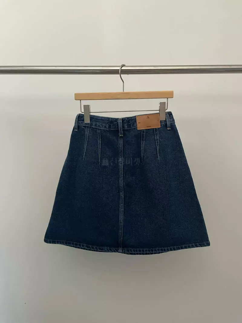 Amiment - Korean Women Fashion - #vintagekidsstyle - Pintuck Skirt - 2