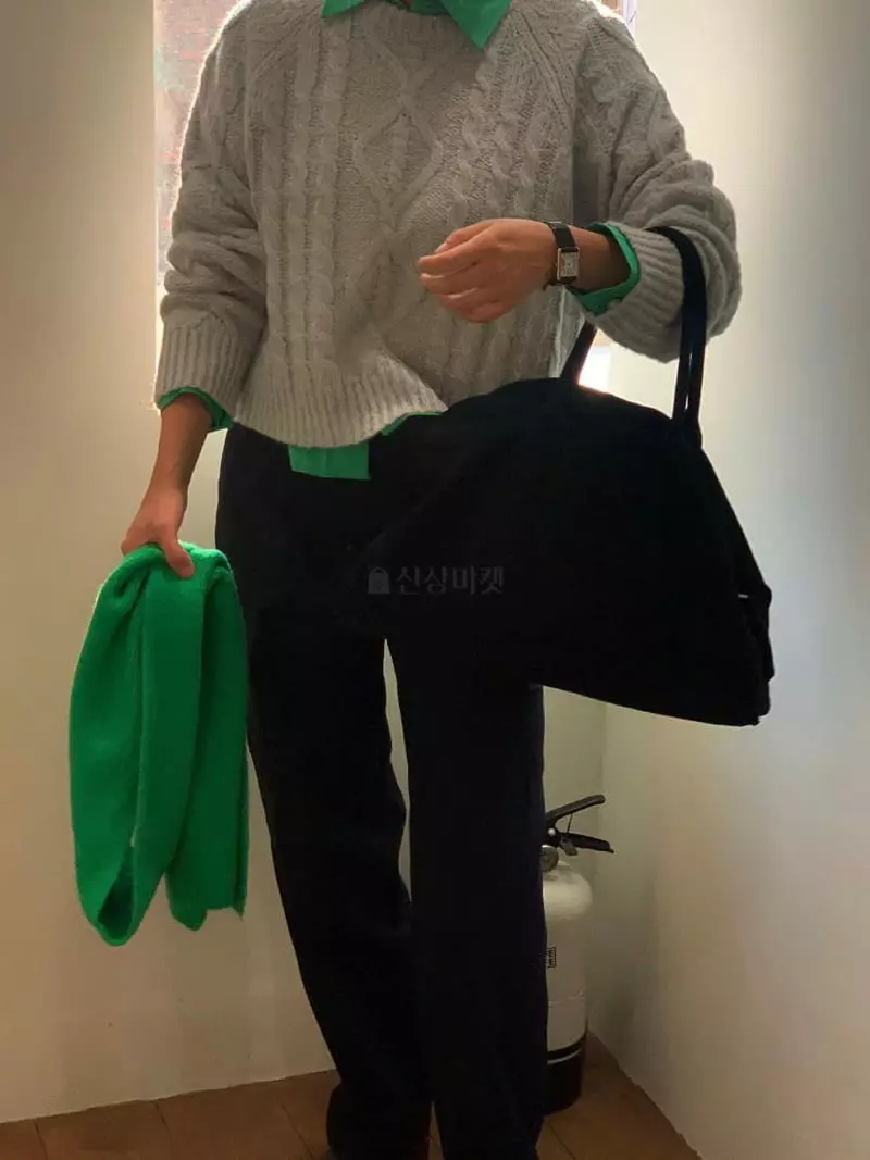 Amiment - Korean Women Fashion - #womensfashion - Jane Knit Muffler - 2
