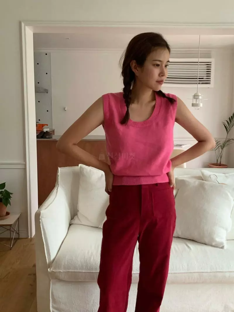 Amiment - Korean Women Fashion - #womensfashion - Wave Vest - 2