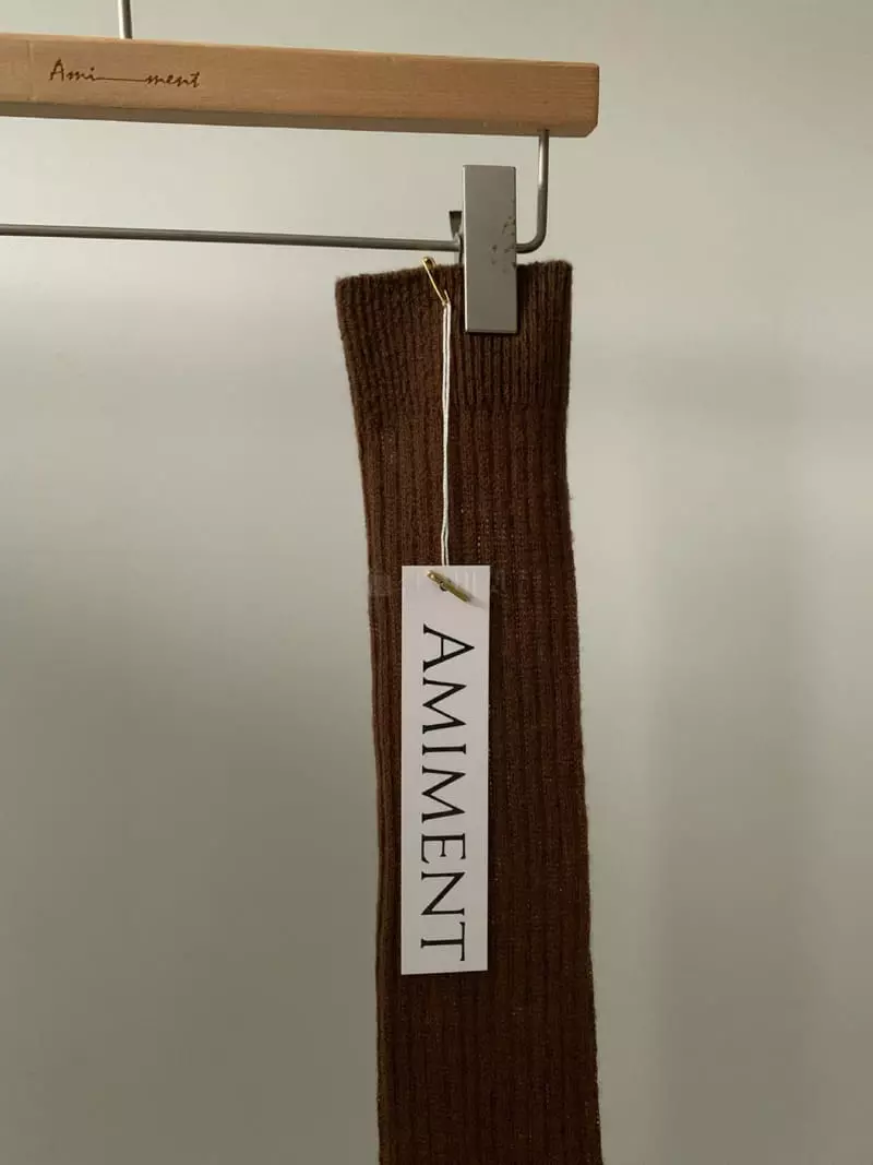 Amiment - Korean Women Fashion - #womensfashion - Rib Socks - 12
