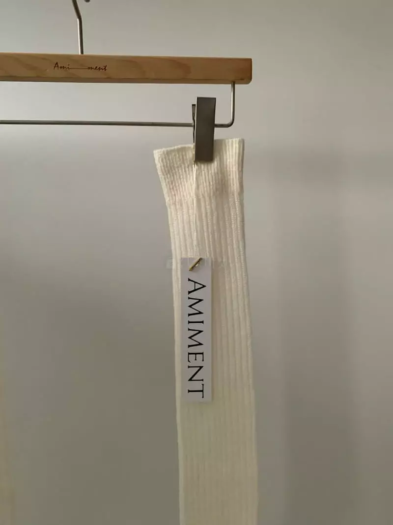Amiment - Korean Women Fashion - #womensfashion - Rib Socks - 8