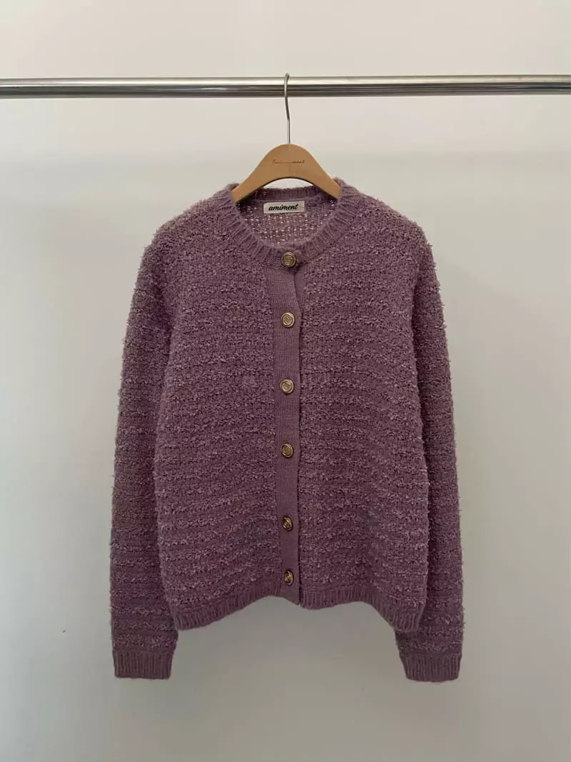 Amiment - Korean Women Fashion - #womensfashion - Alpaca Tiwd Cardigan - 10
