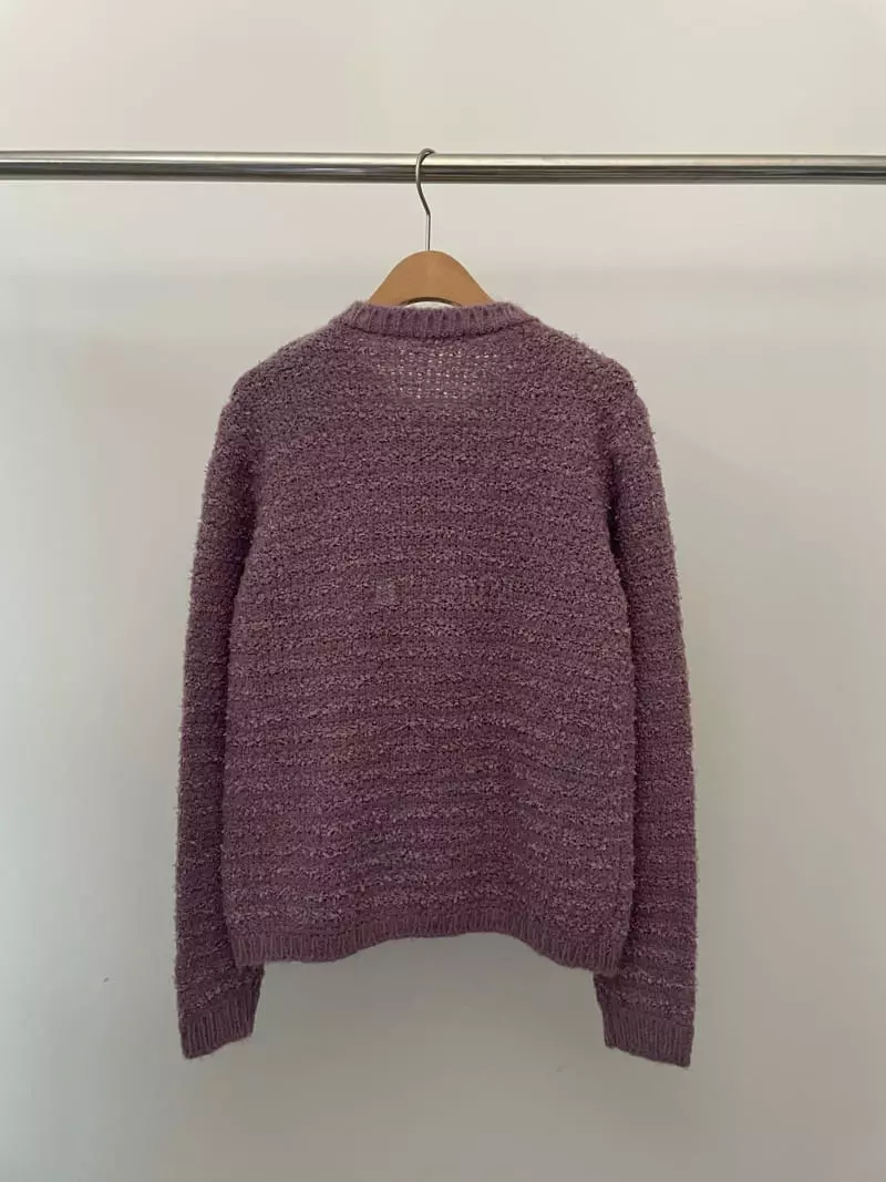 Amiment - Korean Women Fashion - #womensfashion - Alpaca Tiwd Cardigan - 12