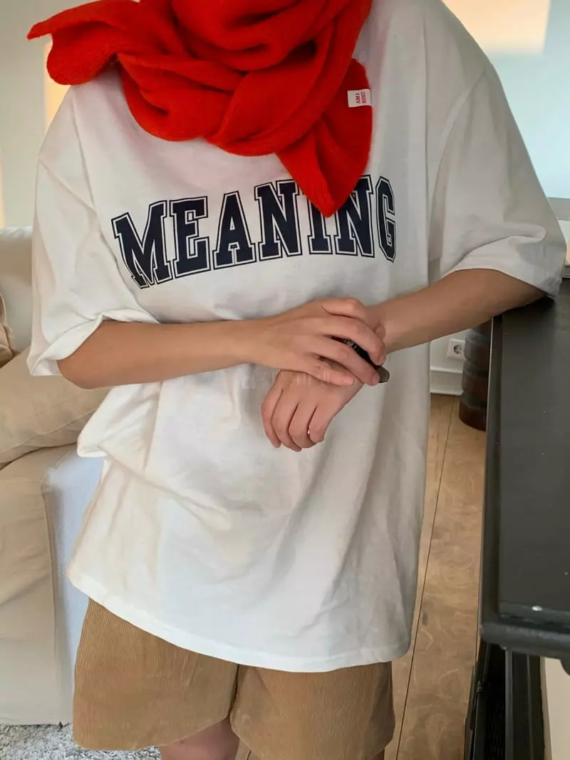 Amiment - Korean Women Fashion - #womensfashion - Minning Tee - 10