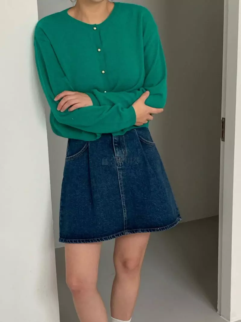 Amiment - Korean Women Fashion - #womensfashion - Pintuck Skirt - 10