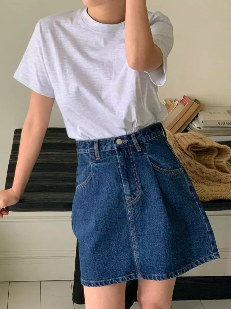 Amiment - Korean Women Fashion - #womensfashion - Pintuck Skirt - 12