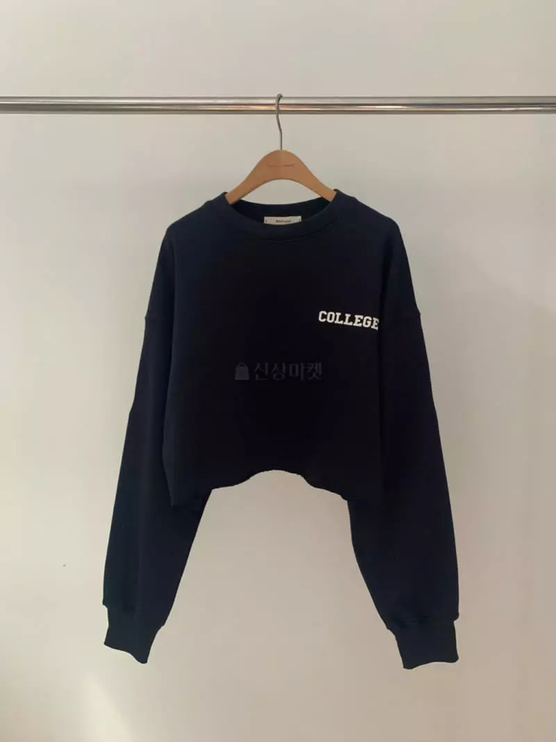 Amiment - Korean Women Fashion - #womensfashion - Collige Sweatshirt - 7