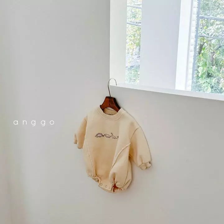 Anggo - Korean Baby Fashion - #babyboutiqueclothing - Bebe Dino Bodysuit - 10