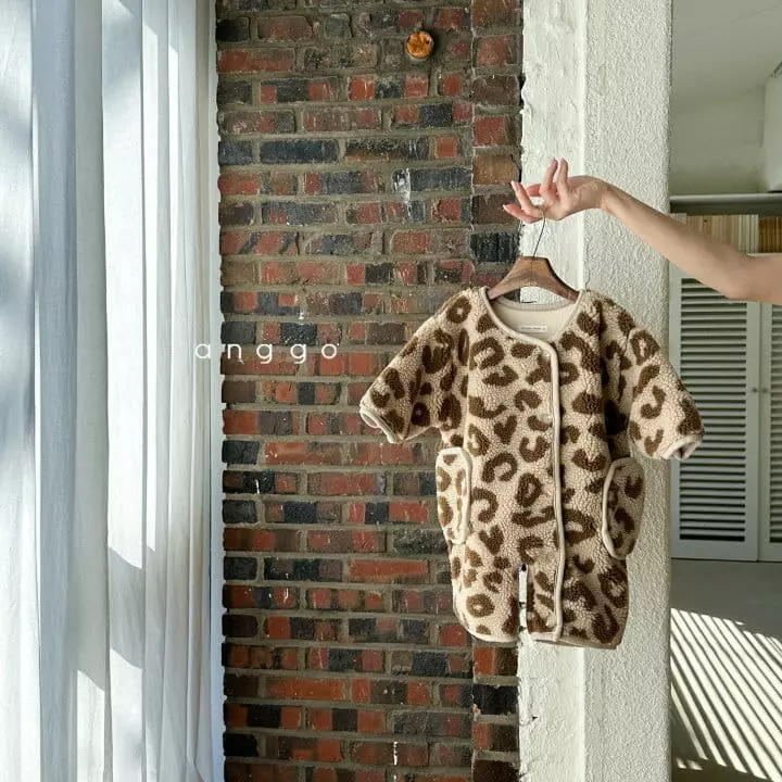 Anggo - Korean Baby Fashion - #babyfever - Bebe Frenxch Bodysuit (Leopard) - 6