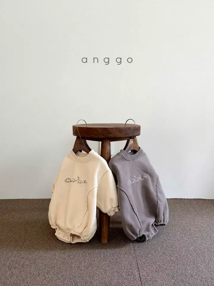 Anggo - Korean Baby Fashion - #babyootd - Bebe Dino Bodysuit - 2