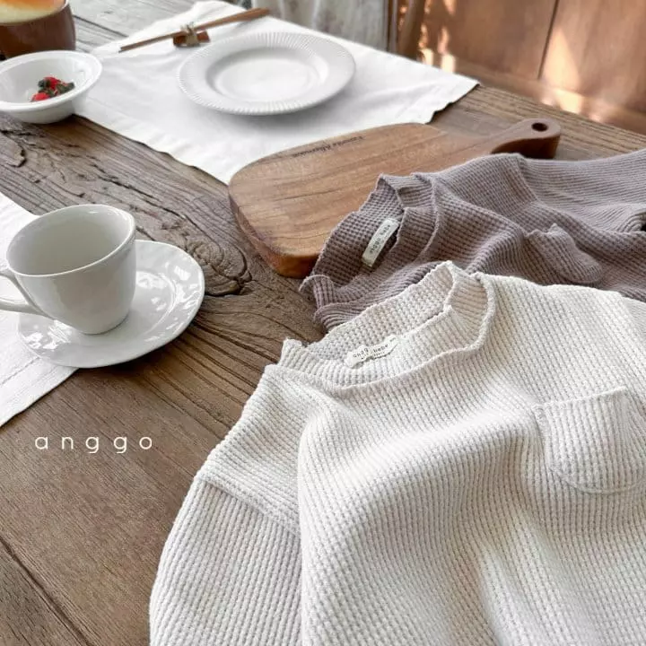 Anggo - Korean Baby Fashion - #babyoutfit - Bebe Croiffle Tee - 6