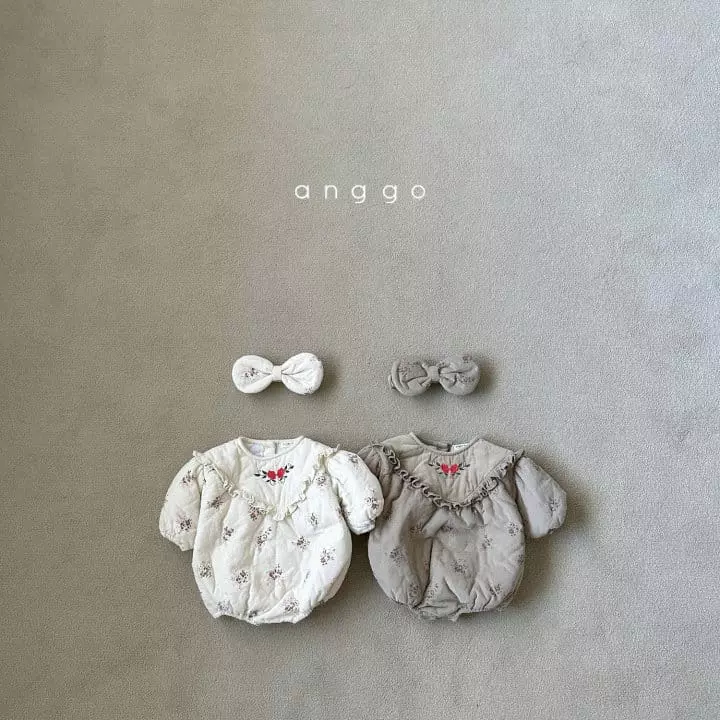 Anggo - Korean Baby Fashion - #onlinebabyshop - Bebe Rose Hip Bodysuit - 3