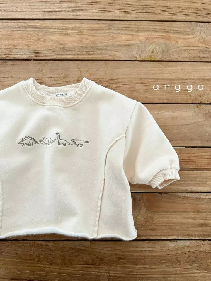 Anggo - Korean Children Fashion - #childofig - Dino Sweatshirt - 8