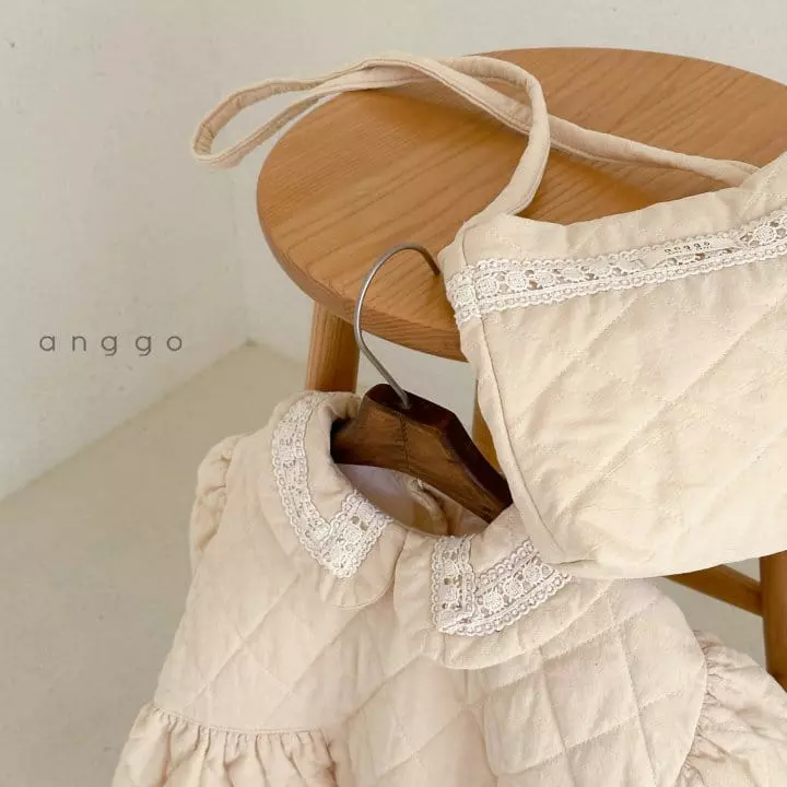 Anggo - Korean Children Fashion - #discoveringself - Cream Cheese One-piece - 11