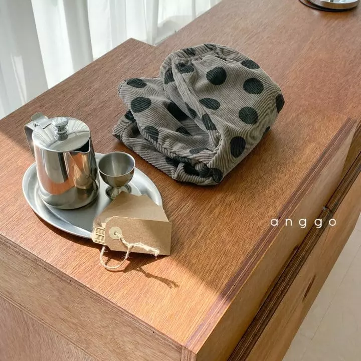 Anggo - Korean Children Fashion - #fashionkids - Kid Coffe Burn Pants - 6
