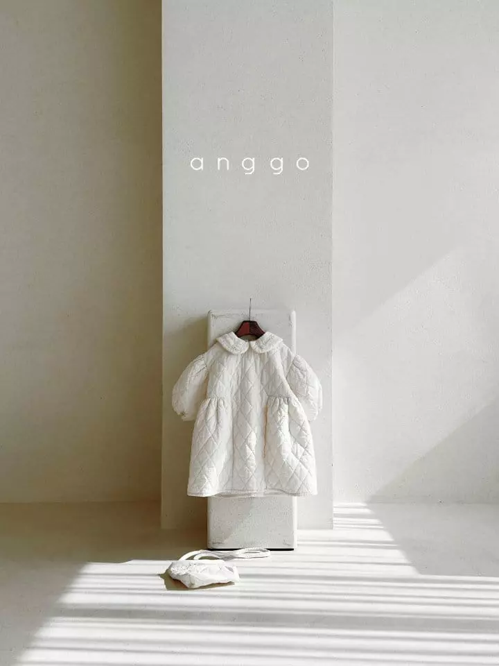 Anggo - Korean Children Fashion - #littlefashionista - Cream Cheese One-piece