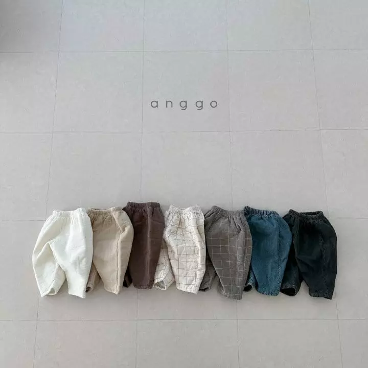 Anggo - Korean Children Fashion - #littlefashionista - Pie Pants (Check) - 12