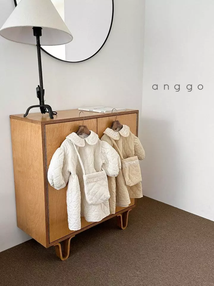 Anggo - Korean Children Fashion - #magicofchildhood - Cream Cheese One-piece - 2