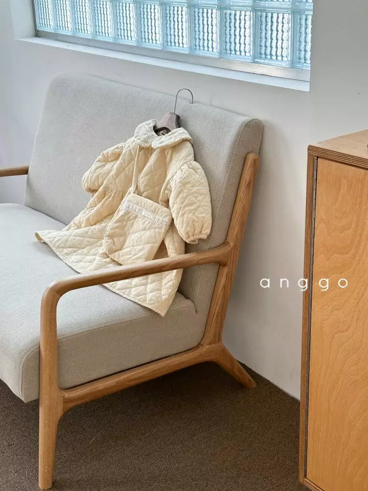 Anggo - Korean Children Fashion - #minifashionista - Cream Cheese One-piece - 3
