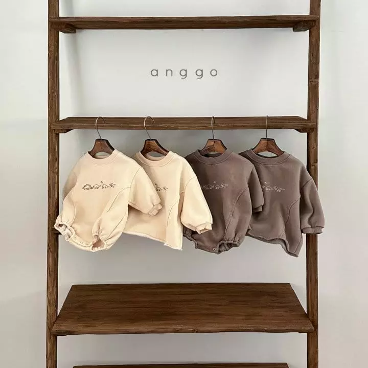 Anggo - Korean Children Fashion - #minifashionista - Dino Sweatshirt - 6