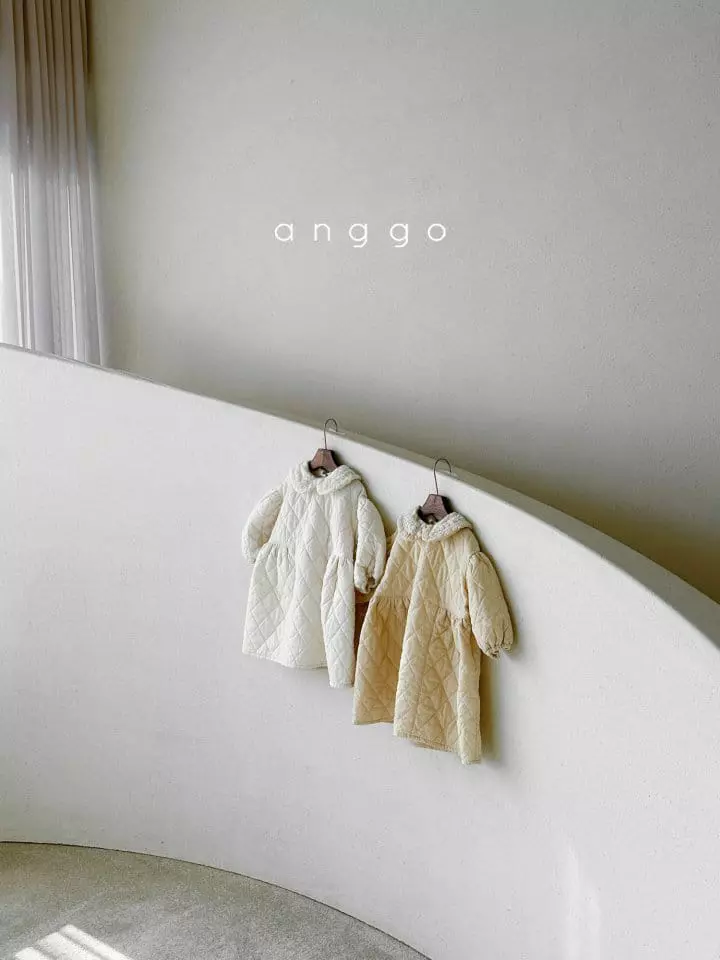 Anggo - Korean Children Fashion - #todddlerfashion - Cream Cheese One-piece - 5