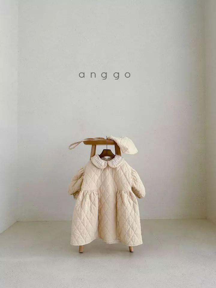 Anggo - Korean Children Fashion - #toddlerclothing - Cream Cheese One-piece - 6
