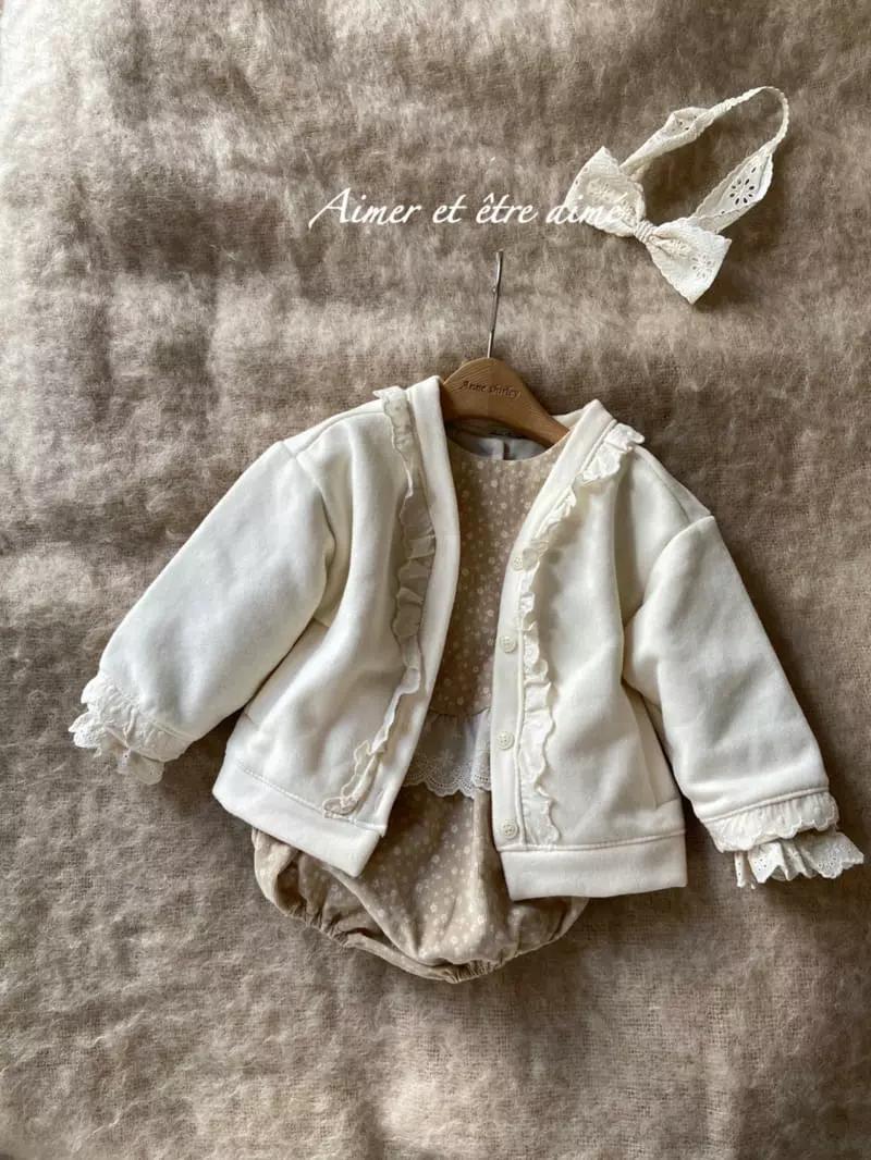 Anne Shirley - Korean Baby Fashion - #babyboutique - Sweet Lace Bodysuit - 5