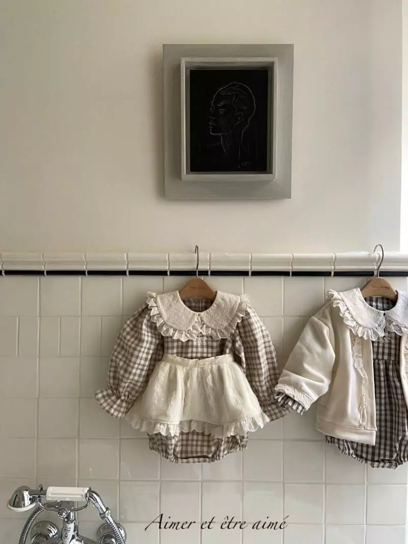 Anne Shirley - Korean Baby Fashion - #babyboutiqueclothing - Moment Collar Bodysuit - 7