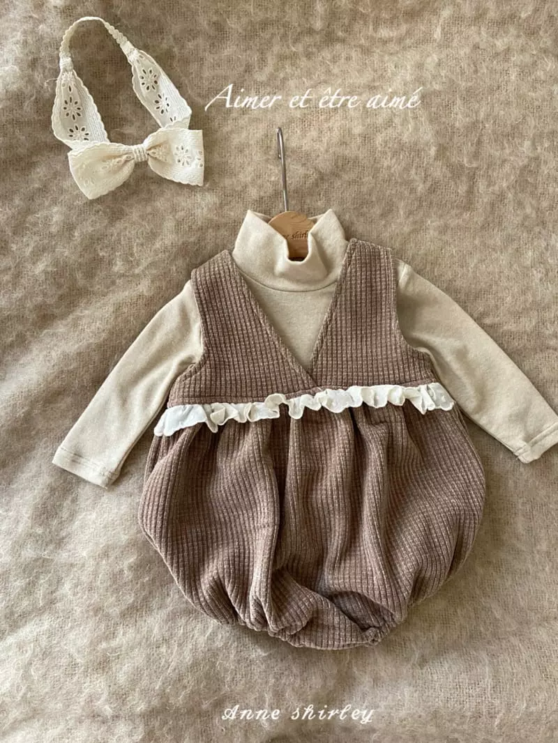 Anne Shirley - Korean Baby Fashion - #babyfashion - Wendy Vest Bodysuit - 12