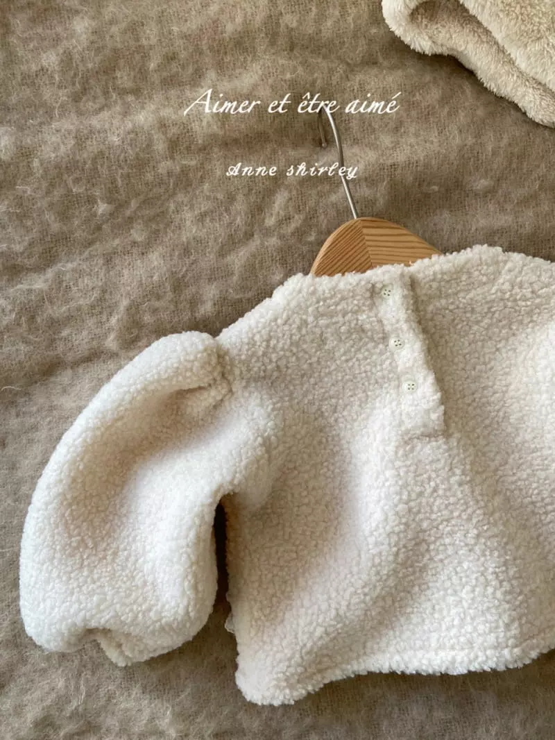 Anne Shirley - Korean Baby Fashion - #babygirlfashion - Bishon Pocket Sweatshirt - 4