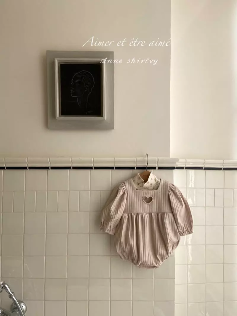 Anne Shirley - Korean Baby Fashion - #babylifestyle - Love You Bodysuit - 3