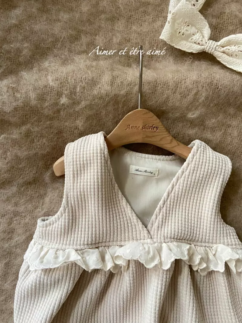 Anne Shirley - Korean Baby Fashion - #babyootd - Wendy Vest Bodysuit - 2