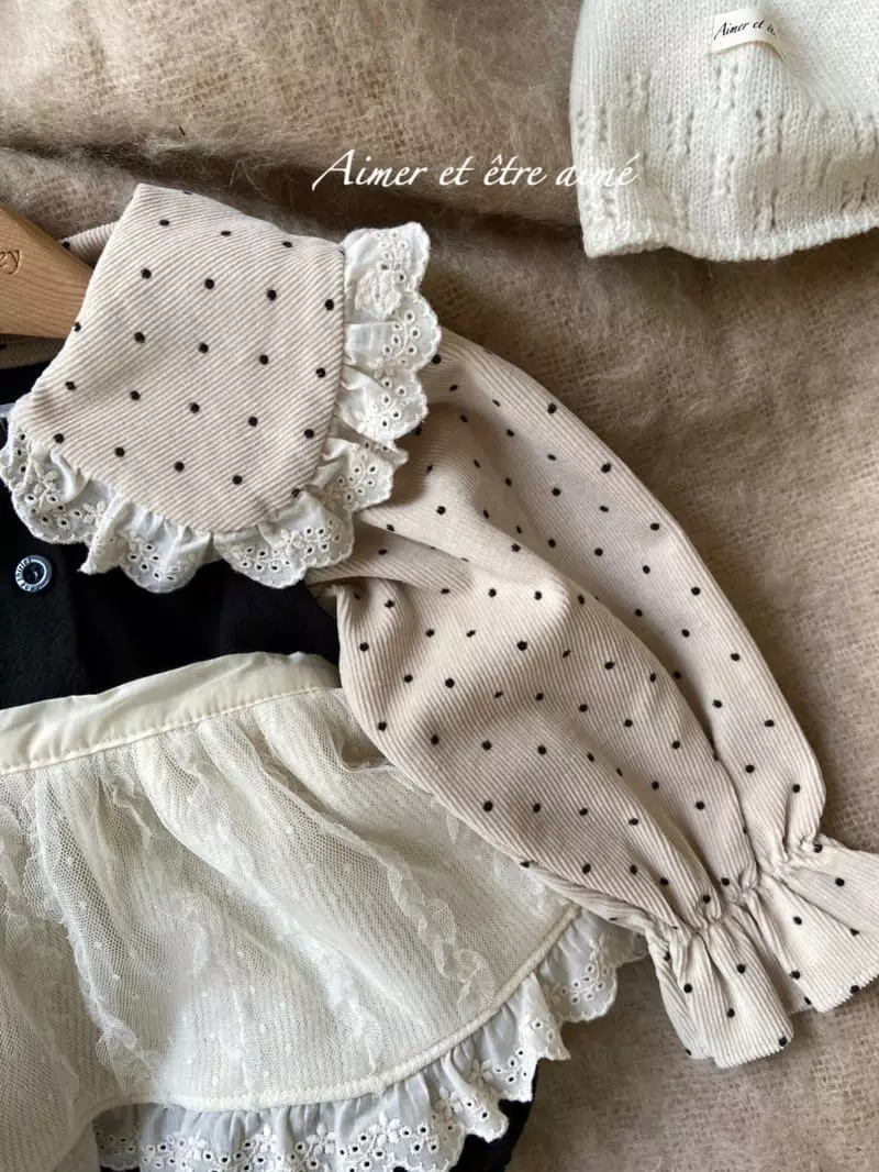 Anne Shirley - Korean Baby Fashion - #babyoutfit - Lapaell Dot Bodysuit - 5