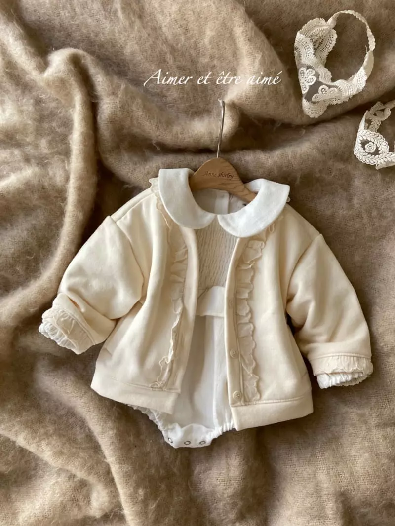 Anne Shirley - Korean Baby Fashion - #babyoutfit - Pure Smocked Collar Bodysuit - 10