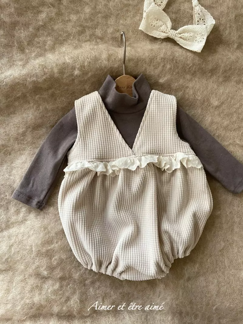Anne Shirley - Korean Baby Fashion - #babyoutfit - Wendy Vest Bodysuit - 4