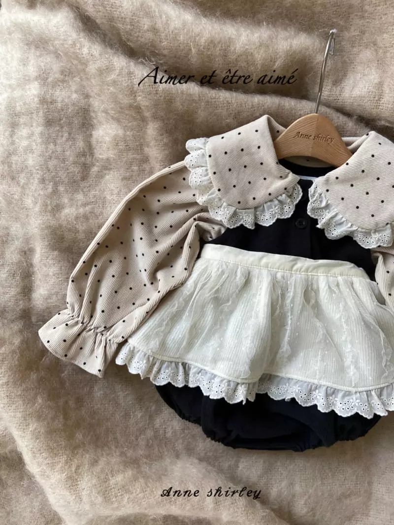 Anne Shirley - Korean Baby Fashion - #babywear - Lapaell Dot Bodysuit - 6