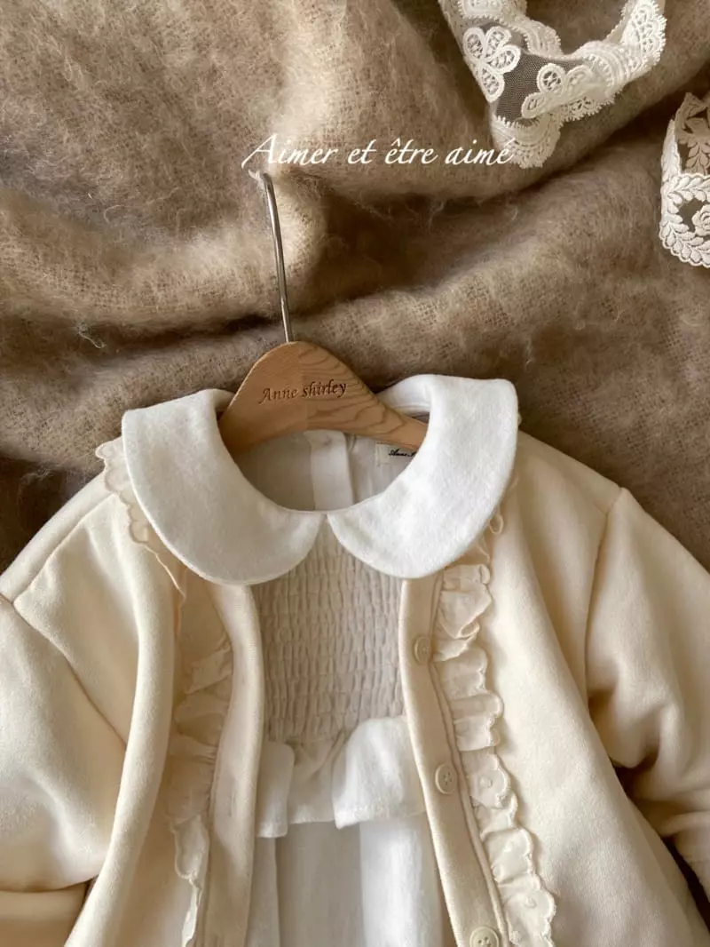 Anne Shirley - Korean Baby Fashion - #babywear - Pure Smocked Collar Bodysuit - 11
