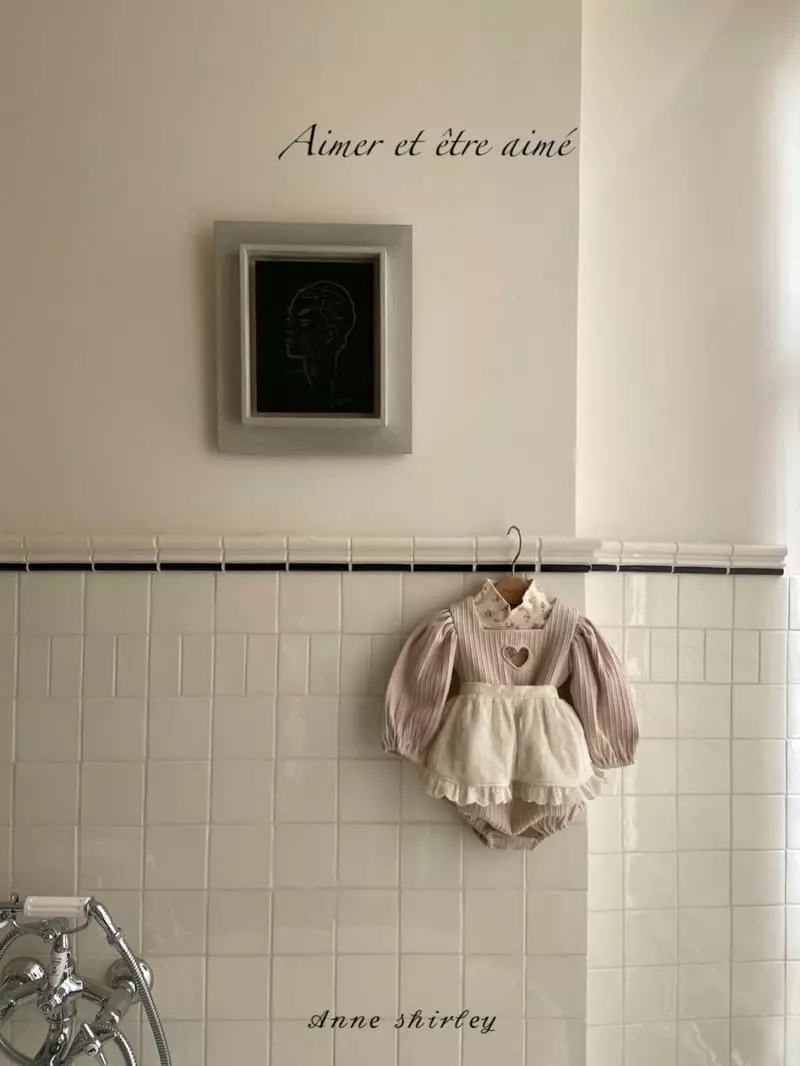 Anne Shirley - Korean Baby Fashion - #babywear - Love You Bodysuit - 8