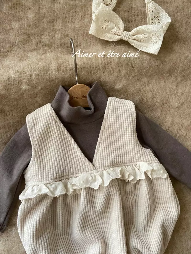 Anne Shirley - Korean Baby Fashion - #babywear - Wendy Vest Bodysuit - 5
