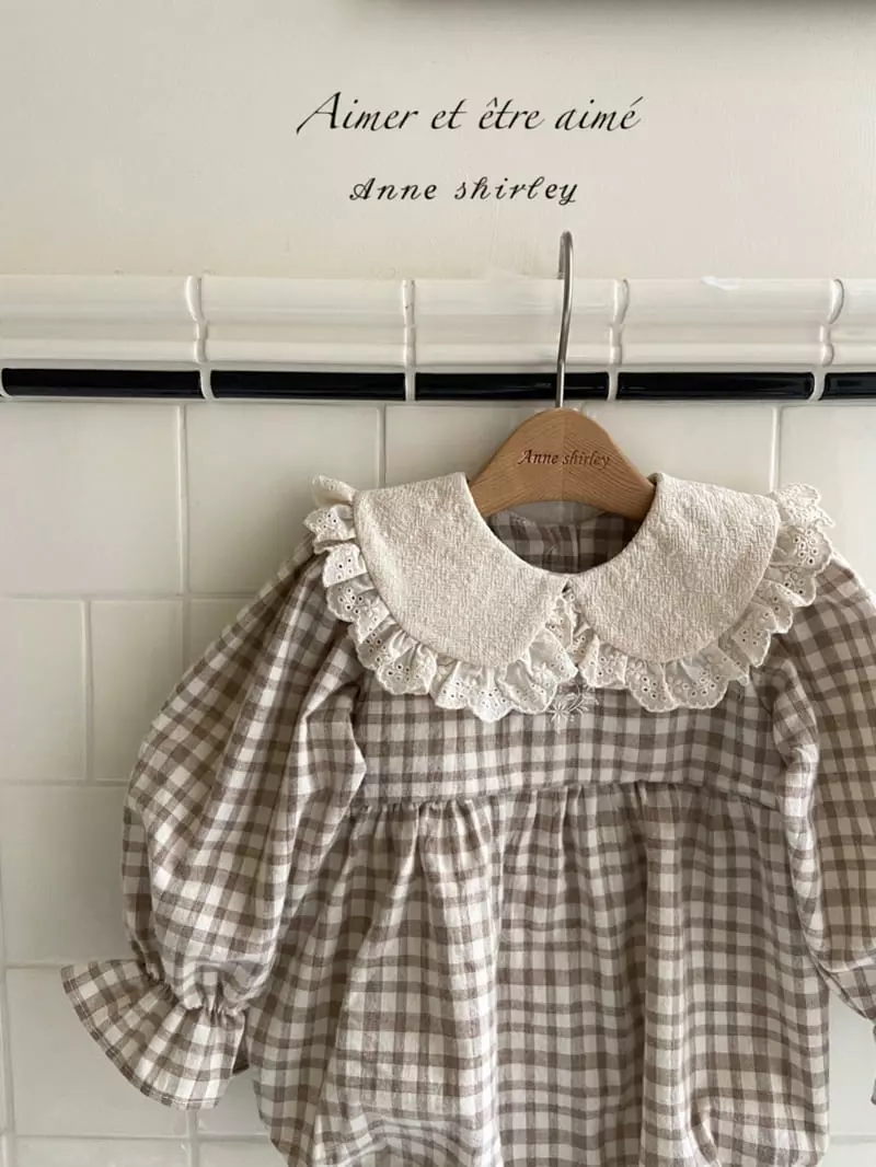 Anne Shirley - Korean Baby Fashion - #onlinebabyboutique - Moment Collar Bodysuit - 3
