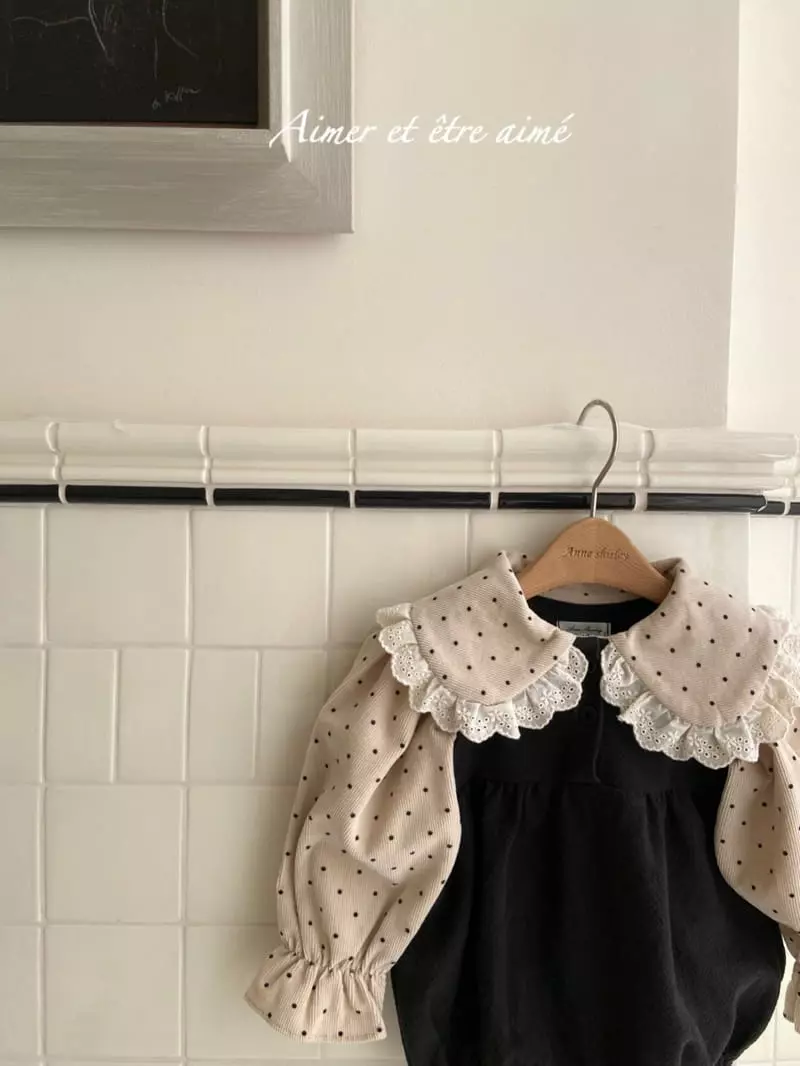 Anne Shirley - Korean Baby Fashion - #onlinebabyshop - Lapaell Dot Bodysuit - 8
