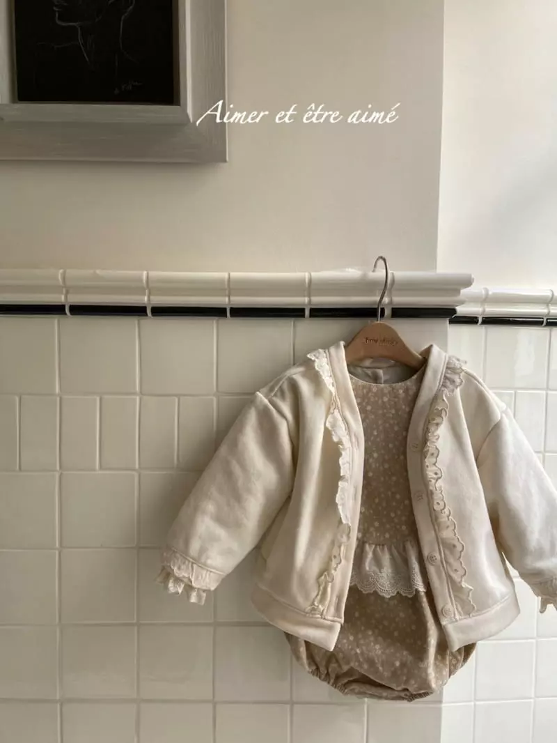 Anne Shirley - Korean Baby Fashion - #onlinebabyshop - Sweet Lace Bodysuit - 3